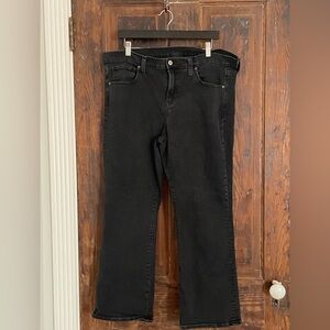 Gap Universal Baby Boot Black Denim Jeans Size 18P Plus Size Petite 34